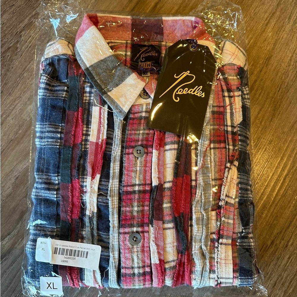 KITH for Needles Ribbon Cuts Flannel Shirt